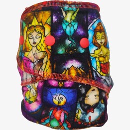 Ajustado mariposa M princesas vidrieras