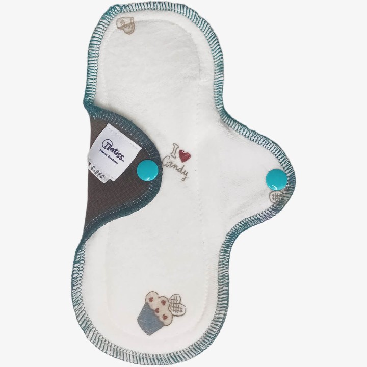 Compresas M velour pistacho slip