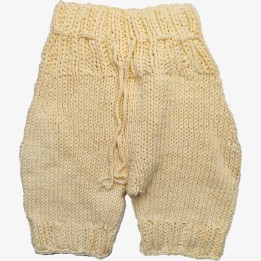 Short de algodón talla 3 amarillo