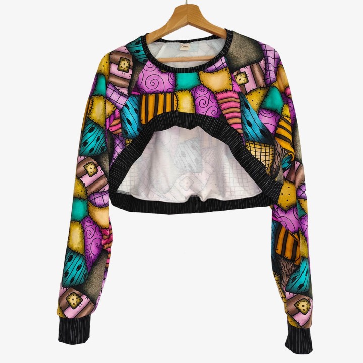 Sudadera crop tetafriendly personalizada